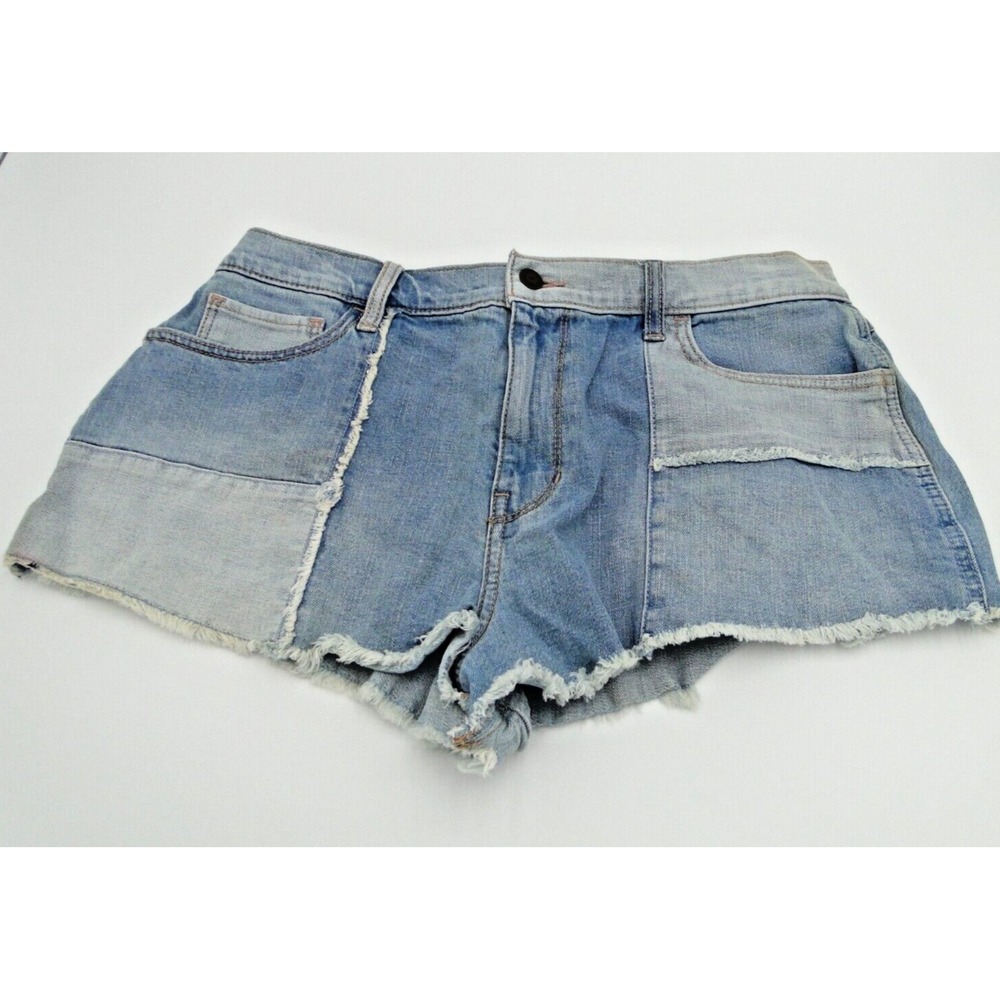 Hollister Patch work High Rise Vintage Short Size 13 W 31